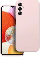 Samsung 98513 galaxy a14 4g / a14 5g prémium szilikon tok velúr béléssel, világos kép