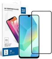Samsung A17 / A16 4G / A16 5G tempered glass kijelzővédő üvegfólia, fekete kép