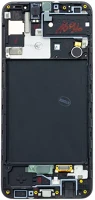 Samsung A307 GALAXY A307 galaxy a30s kompatibilis lcd modul, oem jellegű, fekete kép
