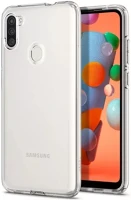 Samsung ACS00856 Spigen liquid crystal galaxy a11 tok, crystal clear, átlátszó kép