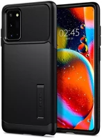 Samsung ACS01365 Spigen slim armor  galaxy note 20 tok, black, fekete kép