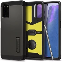Samsung ACS01423 Spigen tough armor  galaxy note 20 tok, gunmetal, szürke kép