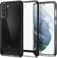 Samsung ACS02394 Spigen neo hybrid crystal  g996 galaxy s21+ tok, black, fekete kép