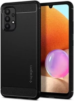 Samsung ACS03046 Spigen rugged armor  galaxy a32 5g tok, matte black, fekete kép