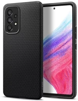 Samsung ACS04258 Spigen liquid air  galaxy a53 tok, matte black, fekete kép