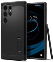 Samsung ACS07300 galaxy s24 ultra sm-s928, szilikon tok + műanyag hátlap, kitámasztóval kép