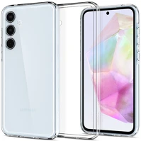 Samsung ACS07528 galaxy a55 5g sm-a556b, műanyag hátlap védőtok + szilikon keret, spigen kép