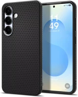 Samsung ACS08979 Spigen liquid air  galaxy s25+ tok, matte black, fekete kép