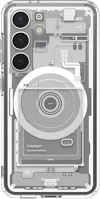 Samsung ACS09004 Spigen ultra hybrid magfit  galaxy s25 tok, zero one fehér kép