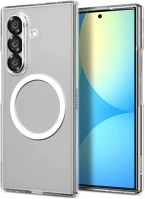 Samsung ACS09545 galaxy z fold 7 tok, magsafe, crystal clear, átlátszó-fehér kép