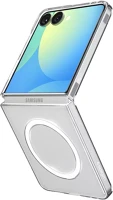 Samsung ACS09556 galaxy flip 7 tok, magsafe, crystal clear, átlátszó-fehér kép