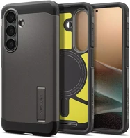 Samsung ACS10714 Spigen tough armor magfit  galaxy s26 plus tok, magsafe, gunmetal, szürke kép