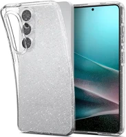 Samsung ACS10729 Spigen liquid crystal glitter  galaxy s26 tok, crystal quartz, átlátszó kép