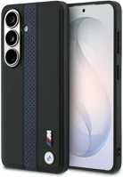 Samsung BMHMS26S25PCPSKB Bmw perforated stripe logo  galaxy s26 magsafe hátlap tok, kék-fekete kép