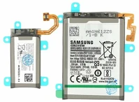Samsung EB-BF707ABY / GH82-23867A Galaxy z flip 5g sm-f707f, akkumulátor, 2 db, 2375 + 725 mah, li-ion, gyári kép