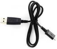 Samsung ECB-DU28BE Adatkábel, microusb, 80 cm, fekete, gyári kép