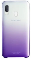 Samsung EF-AA202CVE A20e  műanyag telefonvédő színátmenet lila kép