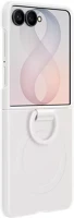 Samsung EF-EF776CWE galaxy z flip 8 silicone magnetic cover with ring, gyári szilikon tok kép
