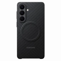 Samsung EF-KS947SNEGWW S26 plus  szilikon telefonvédő mágneses, karbon minta, fekete kép