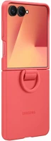 Samsung EF-PF766TREGWW Galaxy z flip7 sm-f766b, szilikon tok, telefongyűrű, korall, gyári kép