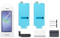 Samsung EF-UA366CTEGWW A36 5g  képernyővédő fólia 2db törlőkendő + segédkeret átlátszó kép