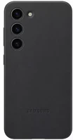 Samsung EF-VS911LB Galaxy s23 leather cover, gyári bőr tok, fekete, ef-vs911lb kép