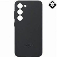 Samsung EF-VS911LBEGWW SAMSUNG műanyag telefonvédő (valódi bőr hátlap) FEKETE Samsung Galaxy S23 (SM-S911) kép