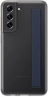 Samsung EF-XG990CB Ef-xg990cb dark gray vékony szíjas tok / s21 fe kép