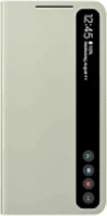 Samsung EF-ZG990CM Samsung EF-ZG990CM Olive Green Smart Clear View tok / S21 FE kép