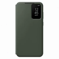 Samsung EF-ZS916CGEGWW Tok álló (aktív flip, oldalra nyíló, clear view cover) sötétzöld  galaxy s23 plus (sm-s916) kép