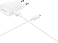 Samsung EP-TA12EWEUGWW + EP-DW767JWE Hálózati töltő adapter, 10w, usb aljzat, microusb kábellel kép