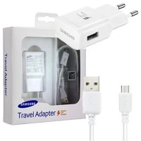 Samsung EP-TA20EWEUG Hálózati töltő adapter, 5v / 2000ma, usb aljzat, fehér, gyári kép