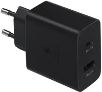 Samsung EP-TA220NBE Ep-ta220nbe hálózati gyorstöltő 2xusb, 30w, fekete kép