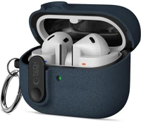 Samsung FD5906302352777 Buds tartó: tech- protect slim hook kék,  galaxy buds3 / 3 fe / 3 pro tok kép