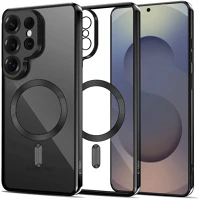 Samsung FD5906302390205 galaxy s26 ultra - magsafe kompatibilis átlátszó hátlap tok, fekete kép