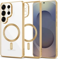 Samsung FD5906302390212 galaxy s26 ultra - magsafe kompatibilis átlátszó hátlap tok, arany kép