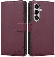 Samsung FD5906302390366 galaxy s26 - tech- protect wallet - szeder színű bőr könyvtok kép