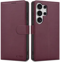 Samsung FD5906302390373 galaxy s26 ultra - tech- protect wallet - szeder színű bőr könyvtok kép