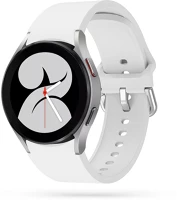 Samsung FD9589046917387-8 Galaxy watch7 okosóra szíj - fehér szilikon szíj kép