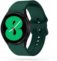 Samsung FD9589046917431-8 Galaxy watch7 okosóra szíj - zöld szilikon szíj kép