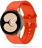 Samsung FD9589046926464-4 Galaxy watch7 okosóra szíj - narancs szilikon szíj kép