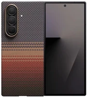 Samsung FSFOLD7 Pitaka ultra slim galaxy z fold 7 hátlap tok, aramid, magsafe, sunset kép