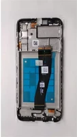 Samsung GH81-20181A Galaxy a02s (eu) kompatibilis lcd modul kerettel, oem jellegű, fekete kép