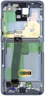 Samsung GH82-22271B;GH82-22327B g988 galaxy s20 ultra kompatibilis lcd modul kerettel, oem jellegű, kozmosz kép