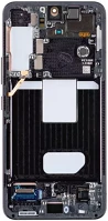Samsung GH82-27520A Sm-s901b galaxy s22 kompatibilis lcd kijelző + érintő, kerettel, fekete kép
