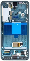 Samsung GH82-27520C Sm-s901b galaxy s22 kompatibilis lcd kijelző + érintő, kerettel, zöld kép
