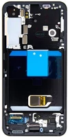 Samsung GH82-27520E Galaxy s22 kompatibilis lcd kijelző + érintő, kerettel, grafit, sm-s901b kép