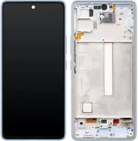 Samsung GH82-28024C Galaxy sm- a536b a53 5g kompatibilis lcd kijelző, világoskék kép