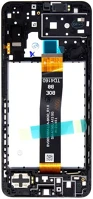 Samsung GH82-29077A Galaxy a13 5g lcd modul kerettel, oem jellegű, fekete ( a136 ) kép