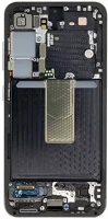 Samsung GH82-30481A S911 galaxy s23 kompatibilis lcd kijelző + érintő, kerettel, fekete kép